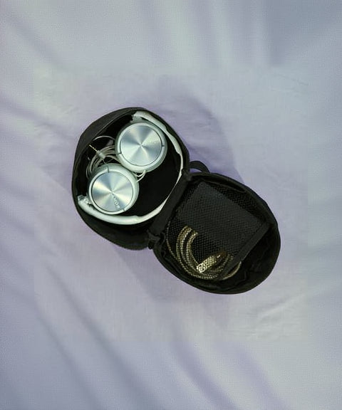 Evolution Travel Pillow Bag with personal belongings stored inside